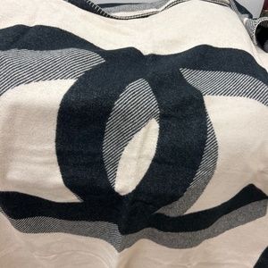 Chanel traveling blanket